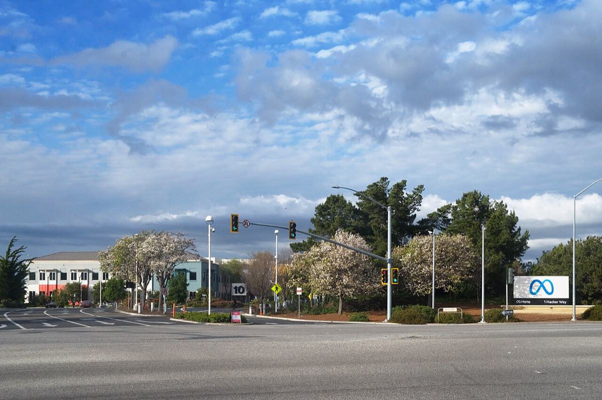 Sede da Meta em Menlo Park, na Califórnia