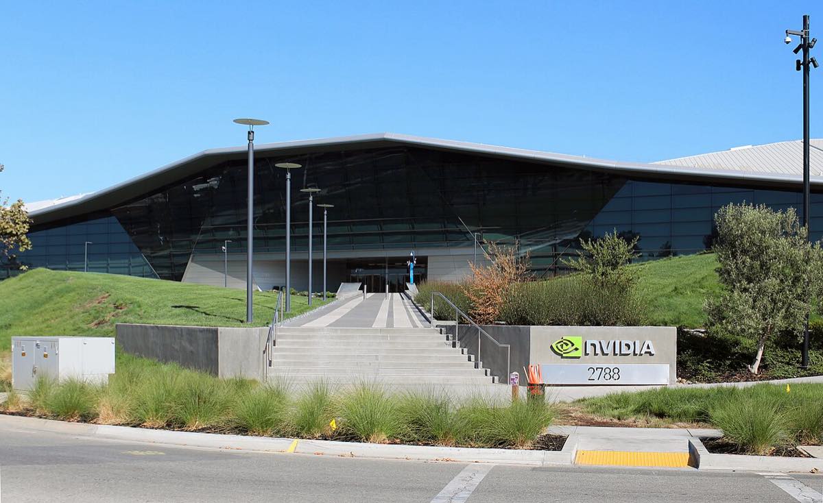 Prédio da sede da Nvidia em Santa Clara, Califórnia