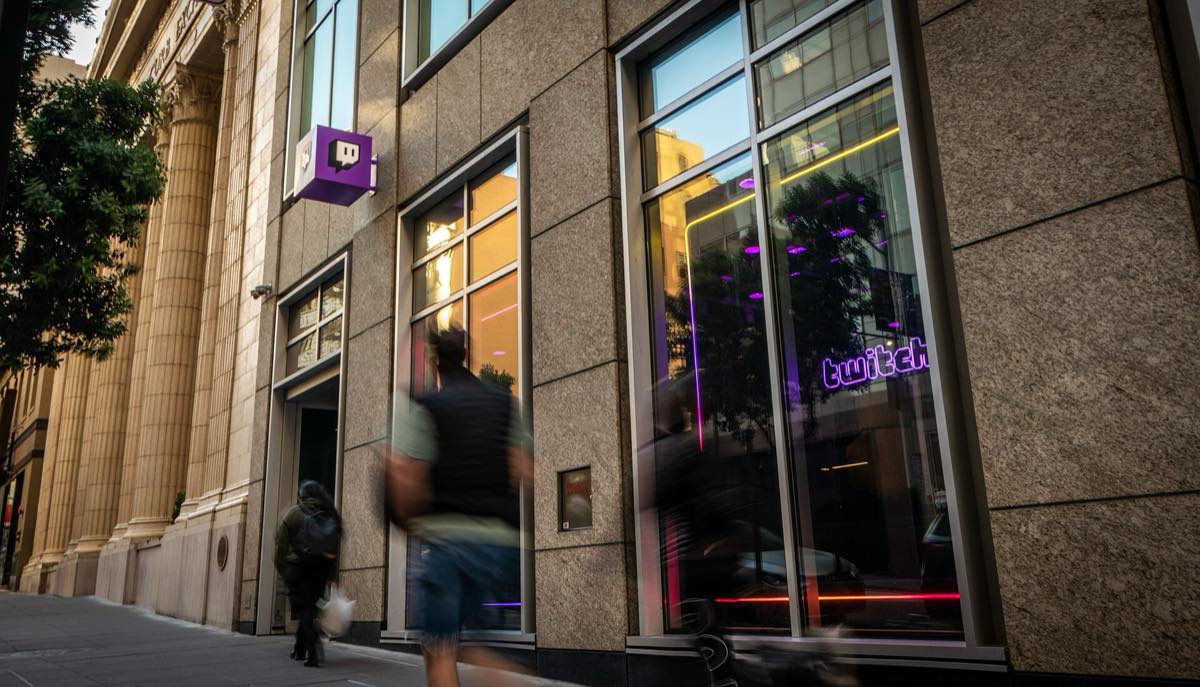 Fachada do edifício-sede da Twitch em São Francisco, Califórnia